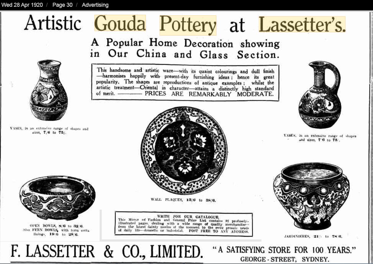 Gouda 1913 advertisement