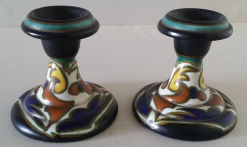 Gouda pottery Atal candle holders