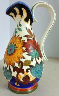 Gouda pottery Bianca carafe