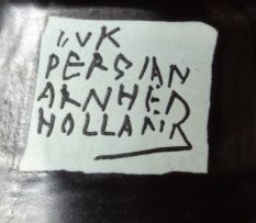 Arnhem pottery decor Persian clog mark