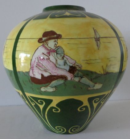 De Distel pottery decor Paysage