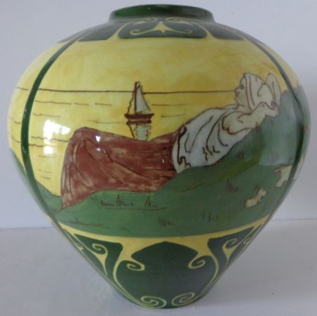 De Distel pottery decor Paysage