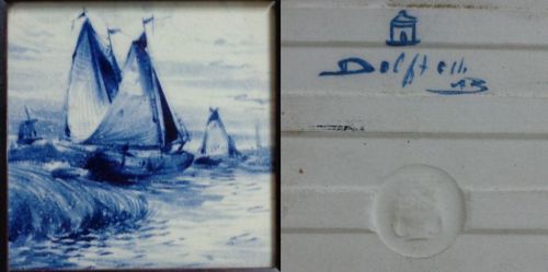 Gouda PZH tile decor Delftch