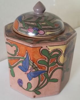 Gouda pottery inkwell decor Butterfly