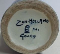 Gouda sheep and cow paijsages in Delft blue mark