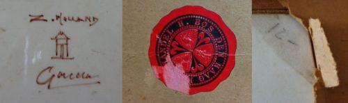 Gouda pottery Tile of the Potterspoort marks