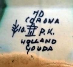 Gouda pottery clog mark