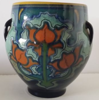 Gouda pottery decor Papaver