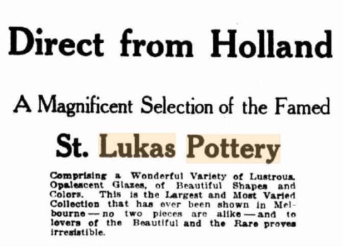 St Lucas advertisement